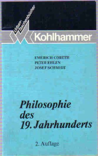Philosophie des 19. Jahrhunderts (Urban-Taschenbücher) Philosophy