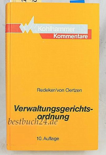 Verwaltungsgerichtsordnung: Kommentar Law