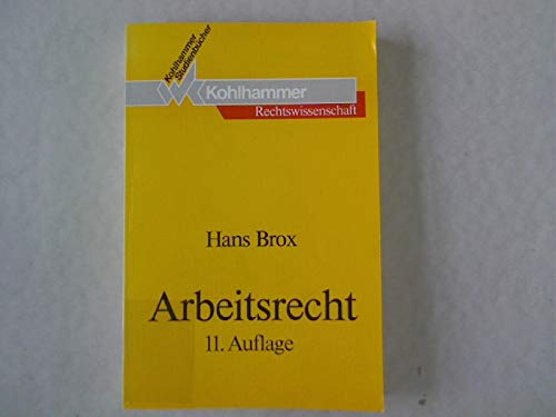 Arbeitsrecht (Studienbücher Rechtswissenschaft) Law