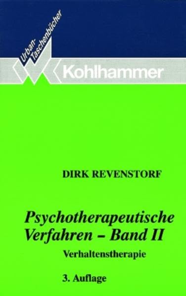 Psychotherapeutische Verfahren II. Verhaltenstherapie Medicine Books