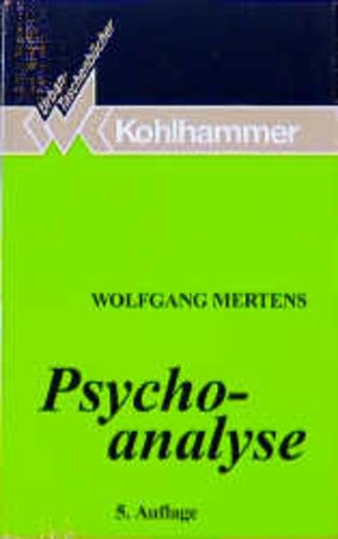 Psychoanalyse (Urban-Taschenbücher) Psychology