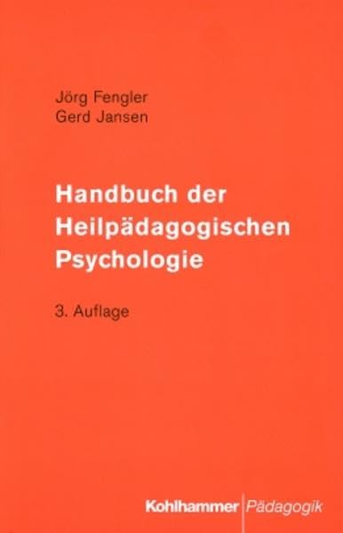 Handbuch der Heilpädagogischen Psychologie Education & Training