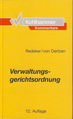 Verwaltungsgerichtsordnung Law