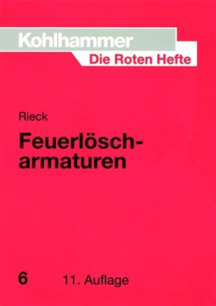 Feuerlöscharmaturen (Die Roten Hefte) Books