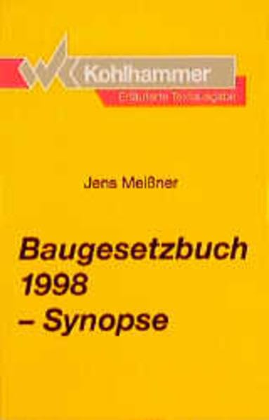 Baugesetzbuch 1998 - Synopse Law