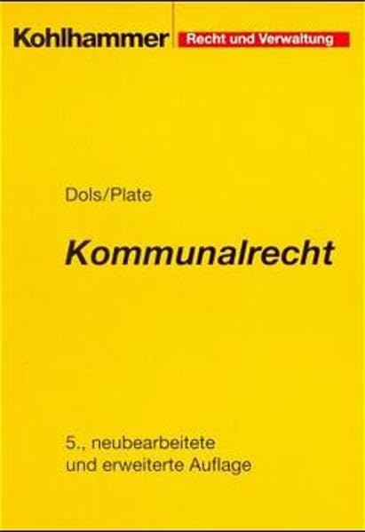 Kommunalrecht (Recht und Verwaltung) Professional & Reference Books