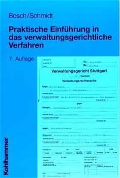Praktische Einführung in das verwaltungsgerichtliche Verfahren (Studienbücher Rechtswissenschaft) Law