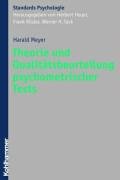Theorie und Qualitätsbeurteilung psychometrischer Tests (Kohlhammer Standards Psychologie) Psychology
