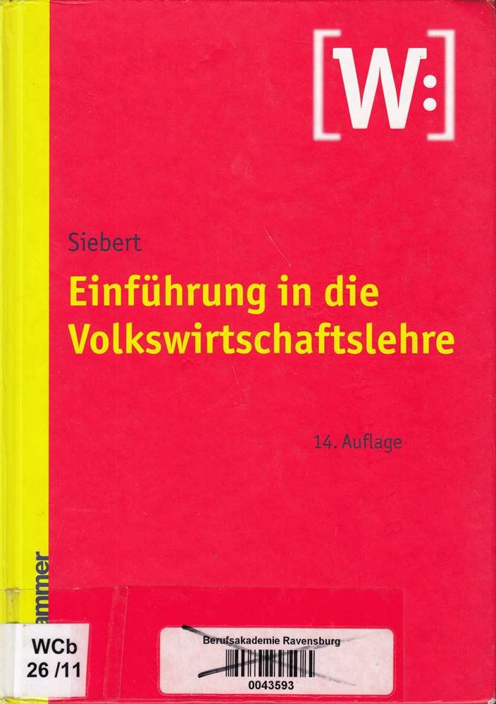 Einführung in die Volkswirtschaftslehre Law