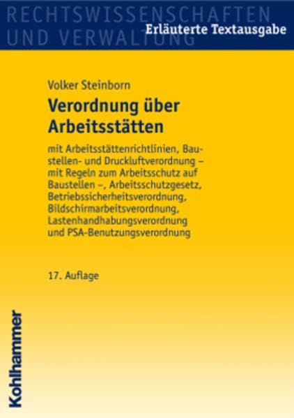 Verordnung über Arbeitsstätten Law
