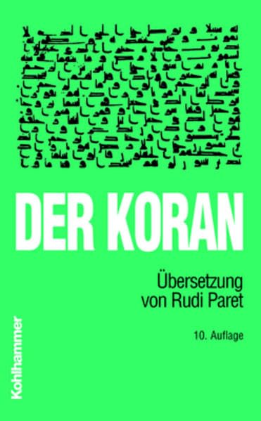 Der Koran: Übersetzung von Rudi Paret Religion & Esotericism