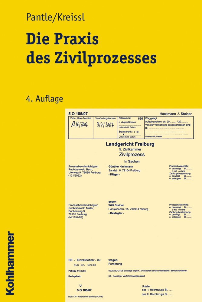 Die Praxis des Zivilprozesses (Kohlhammer Referendariat) Law