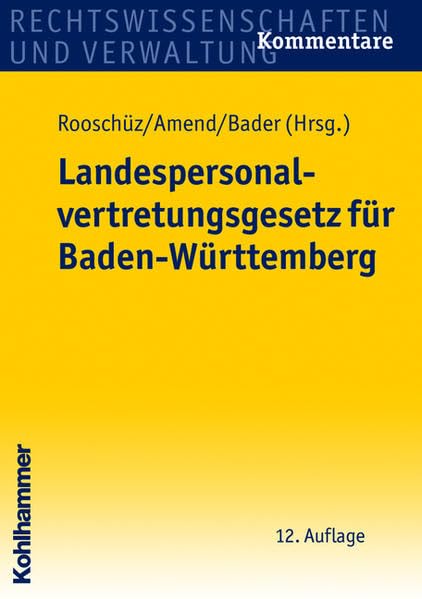 Landespersonalvertretungsgesetz für Baden-Württemberg Law