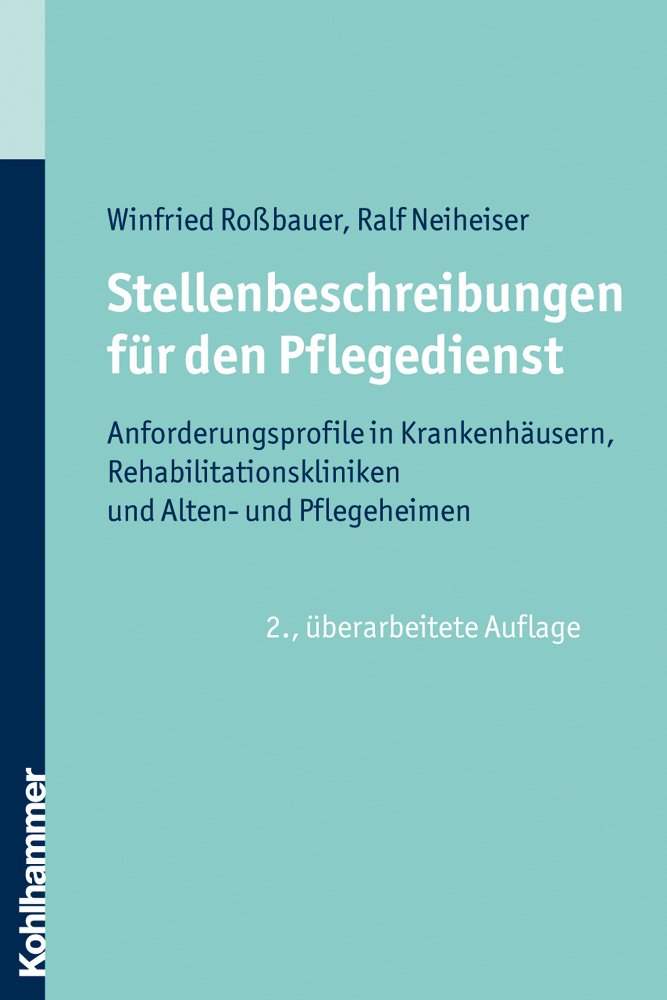 Stellenbeschreibungen für den Pflegedienst book