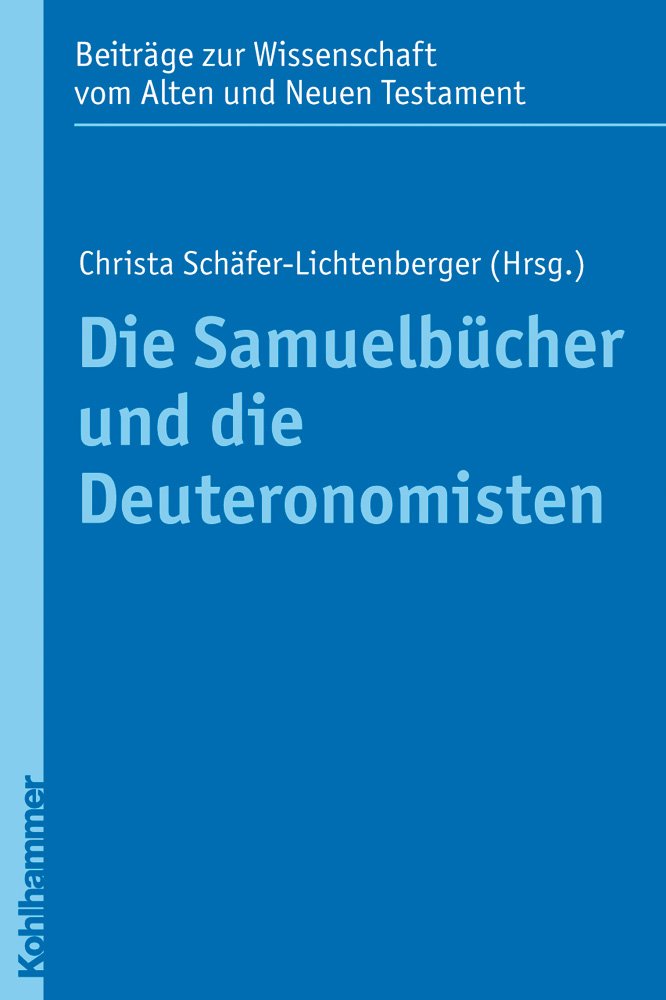 Die Samuelbücher und die Deuteronomisten book