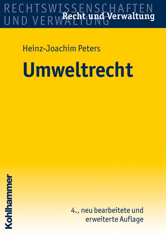 Umweltrecht (Recht und Verwaltung) Law
