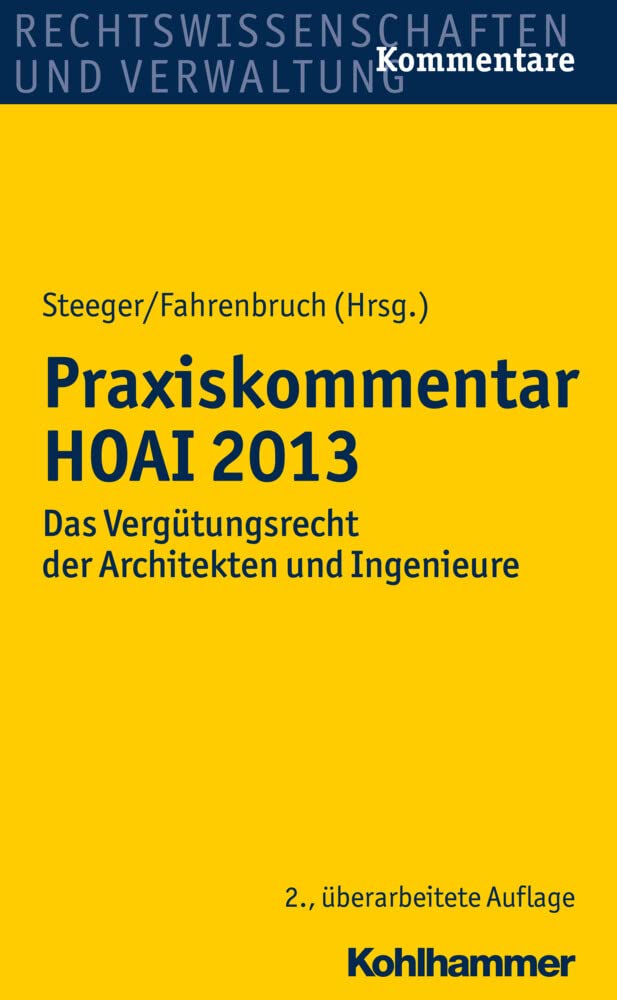 Praxiskommentar HOAI 2013 Law