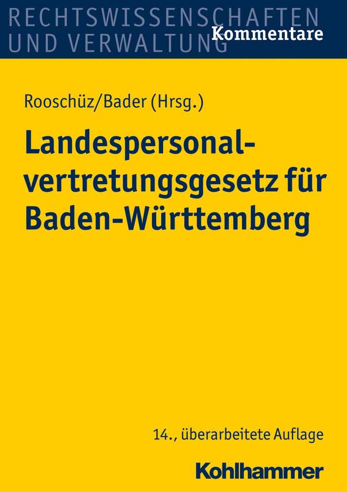 Landespersonalvertretungsgesetz für Baden-Württemberg Law
