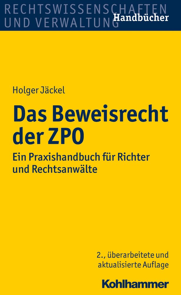 Product Image: Das Beweisrecht der ZPO