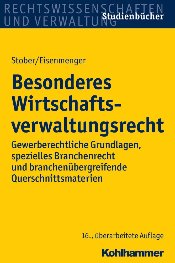 Besonderes Wirtschaftsverwaltungsrecht Law