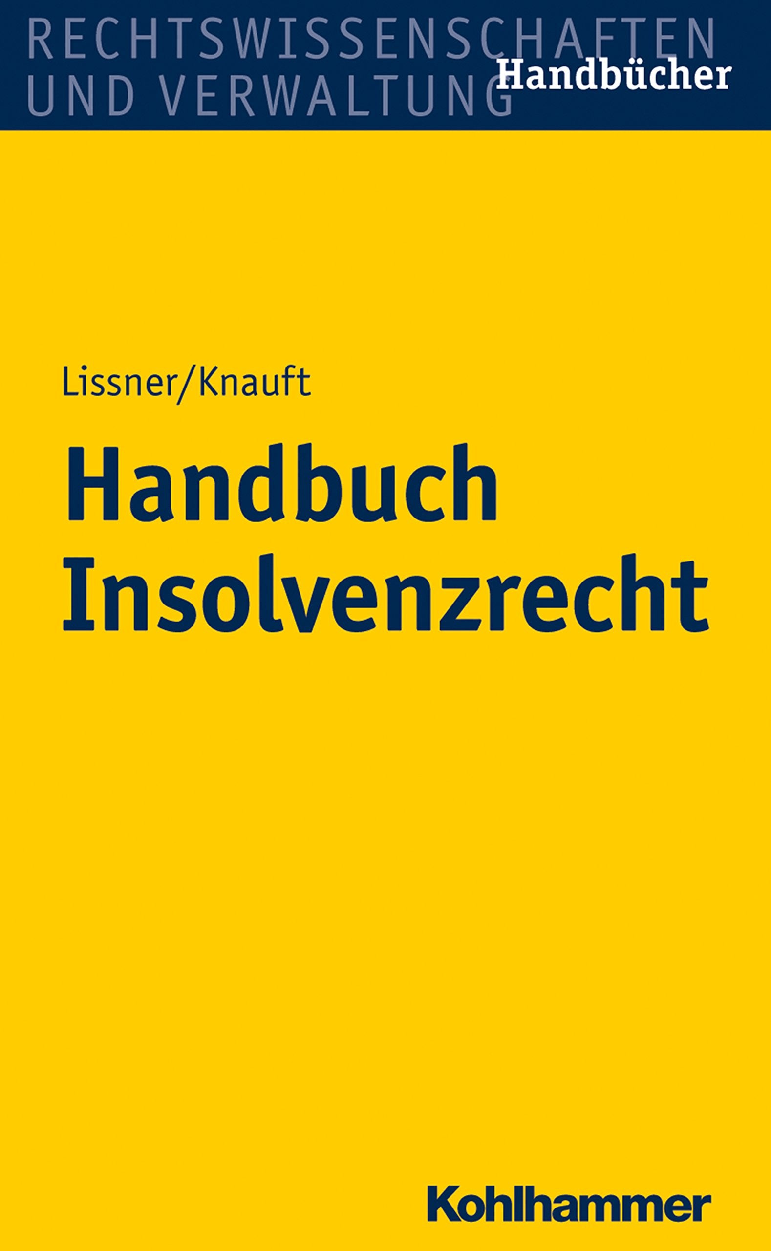 Handbuch Insolvenzrecht Law Books