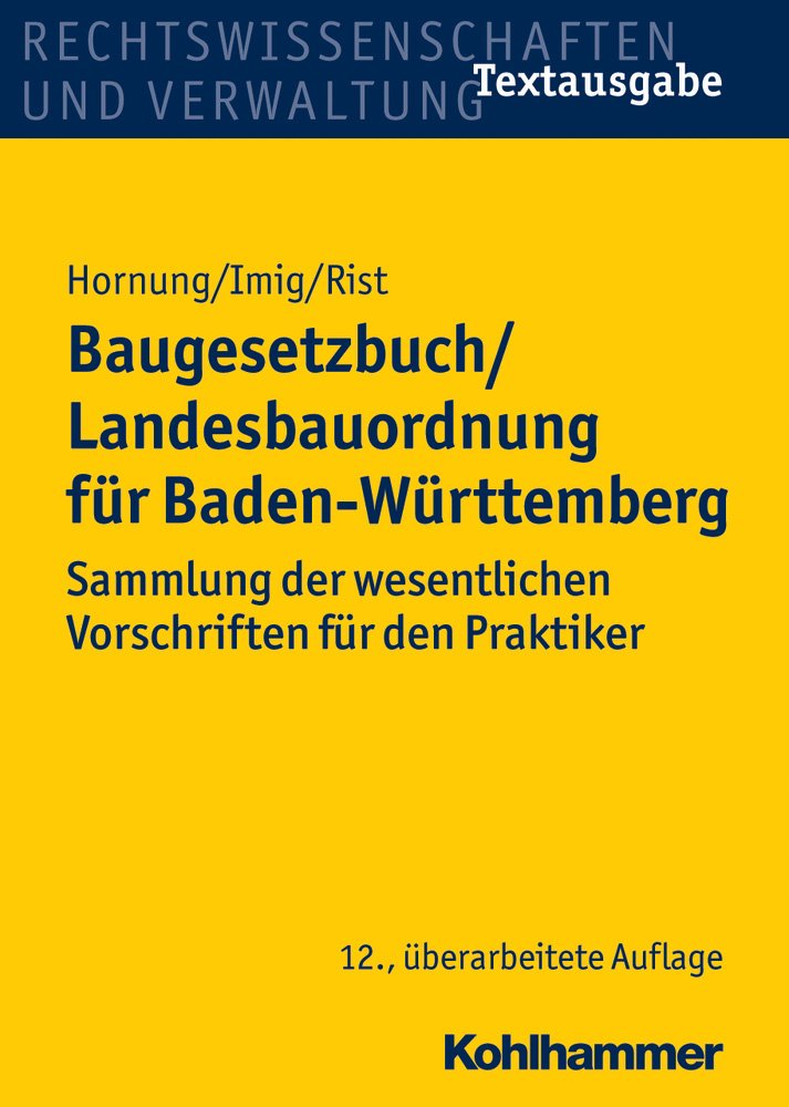 Baugesetzbuch/Landesbauordnung für Baden-Württemberg Law