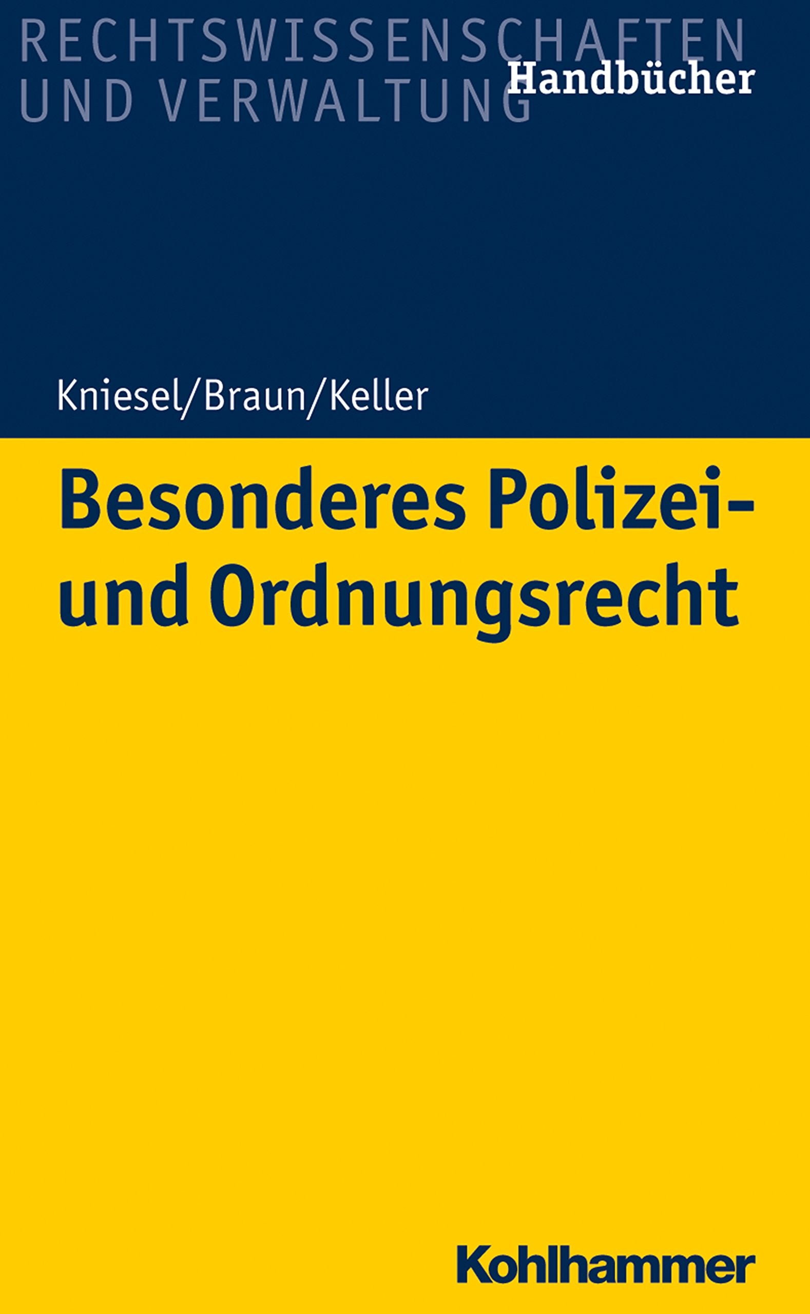 Besonderes Polizei- und Ordnungsrecht Law