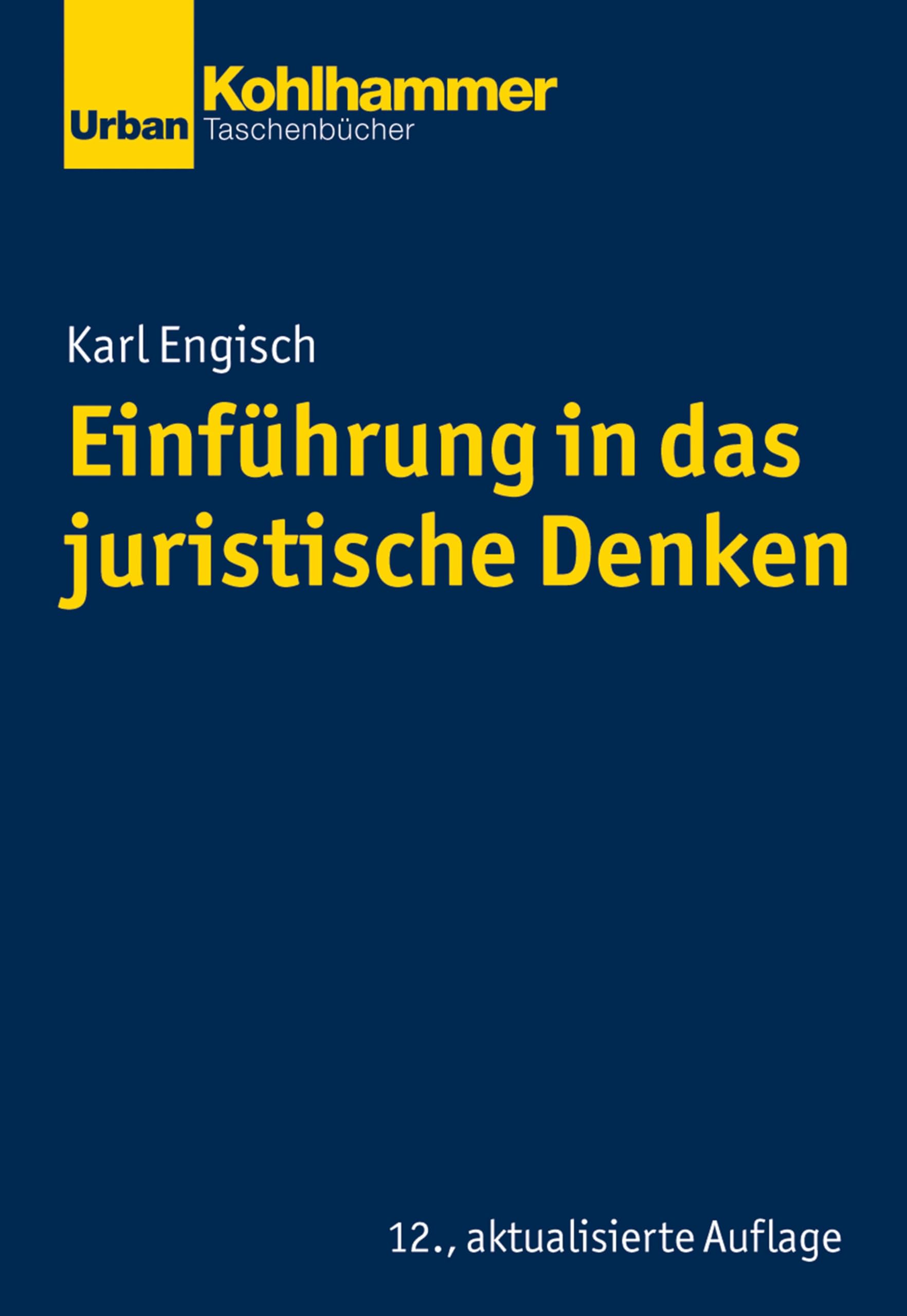 Einführung in das juristische Denken Law
