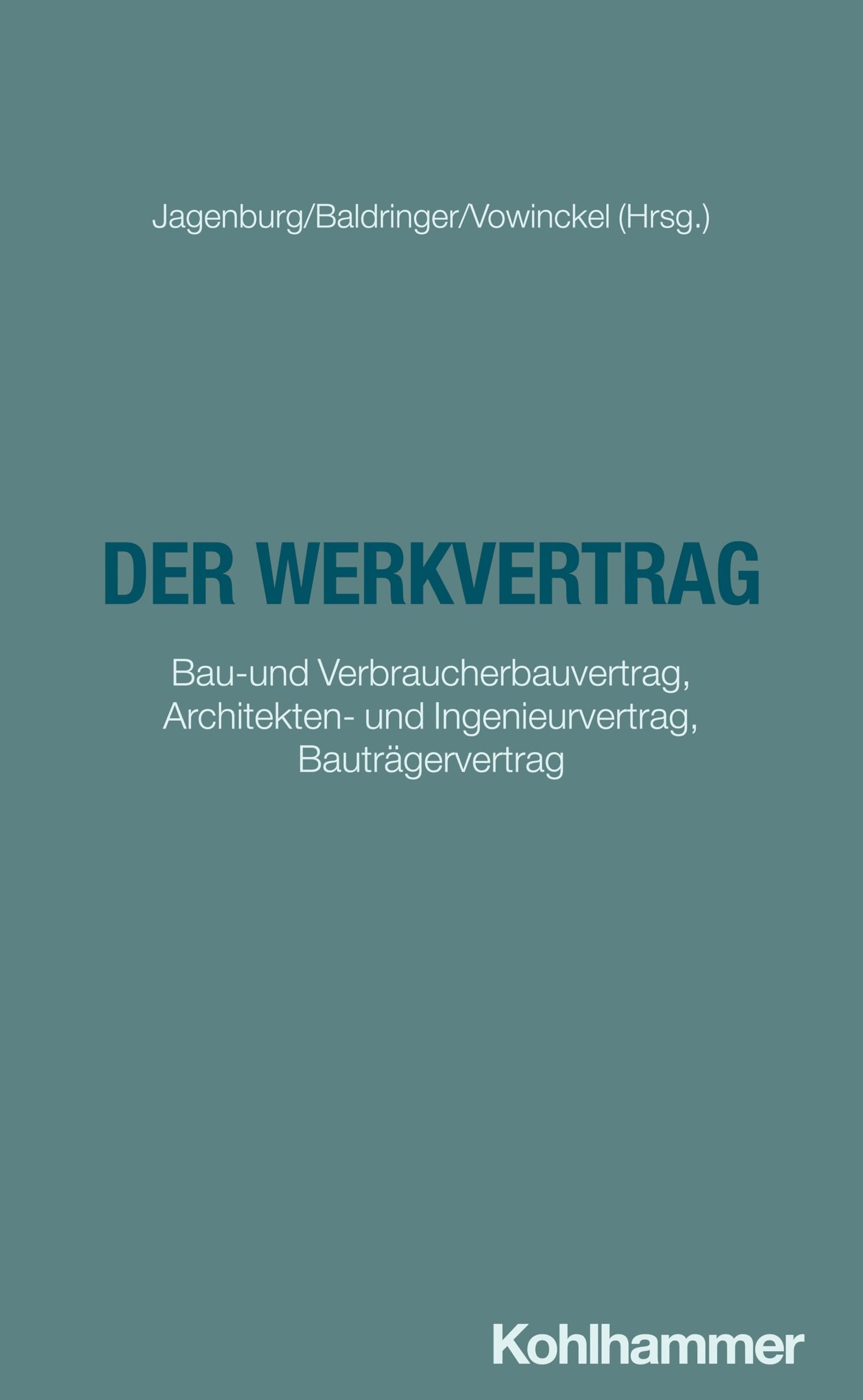 Product Image: Der Werkvertrag