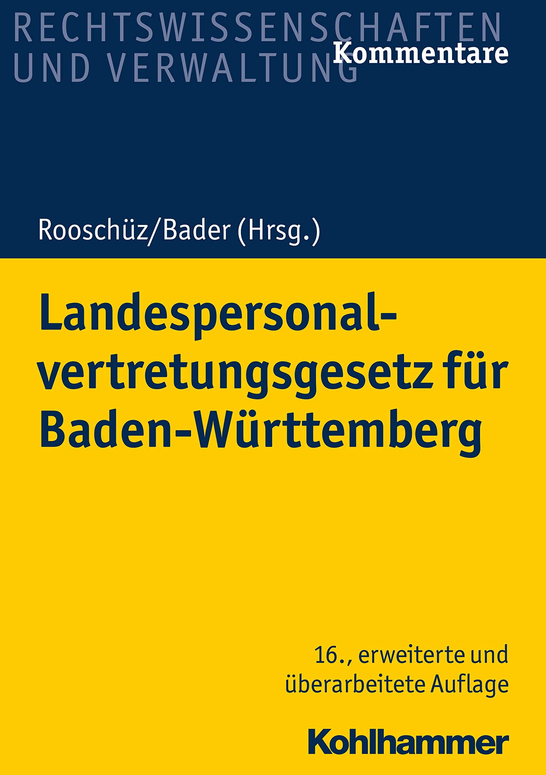 Landespersonalvertretungsgesetz für Baden-Württemberg Law