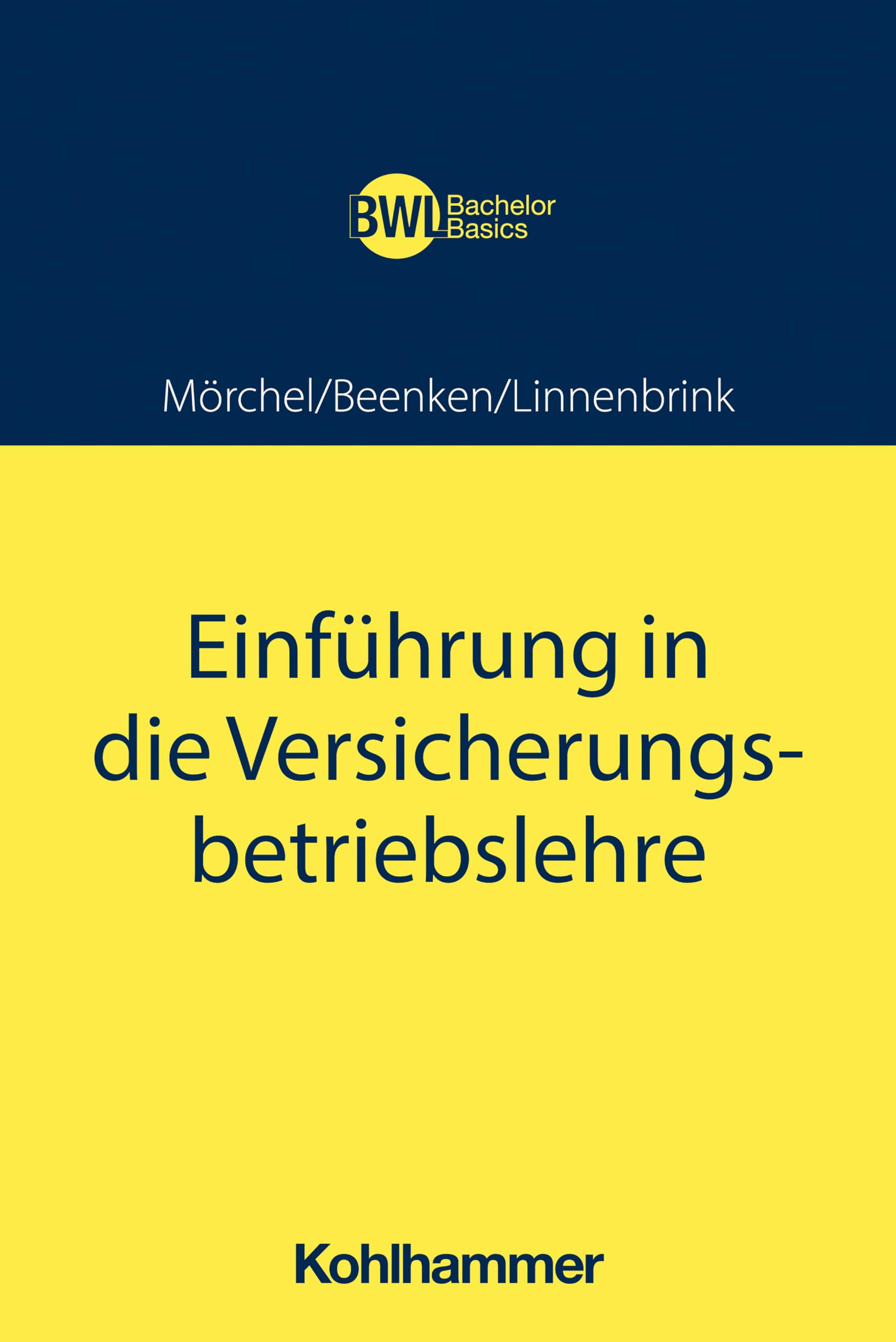 Einführung in die Versicherungsbetriebslehre Law
