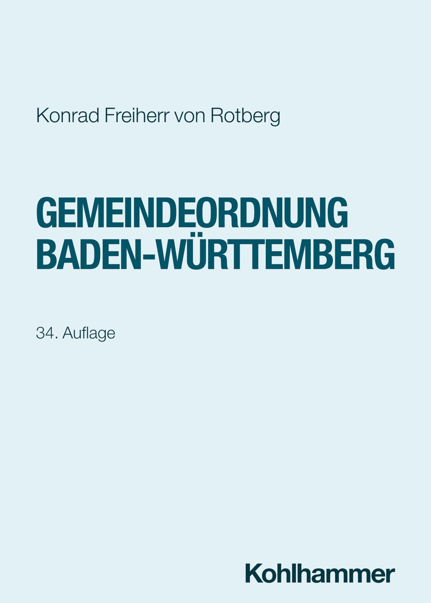 Gemeindeordnung Baden-Württemberg Law