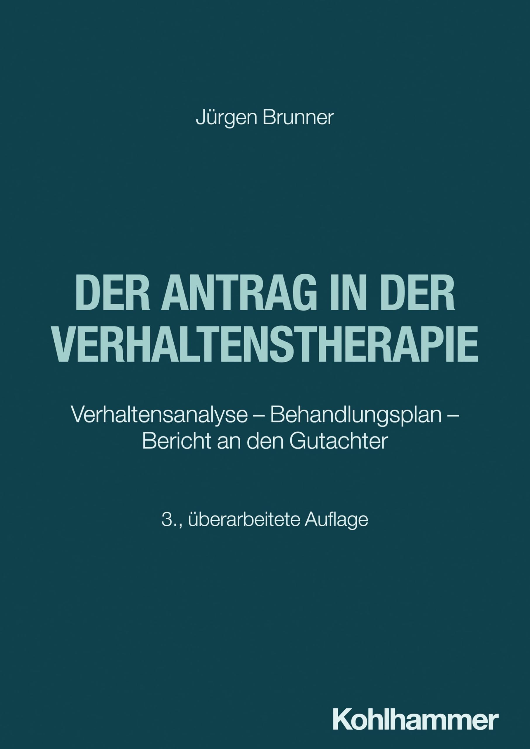 Der Antrag in der Verhaltenstherapie Medicine