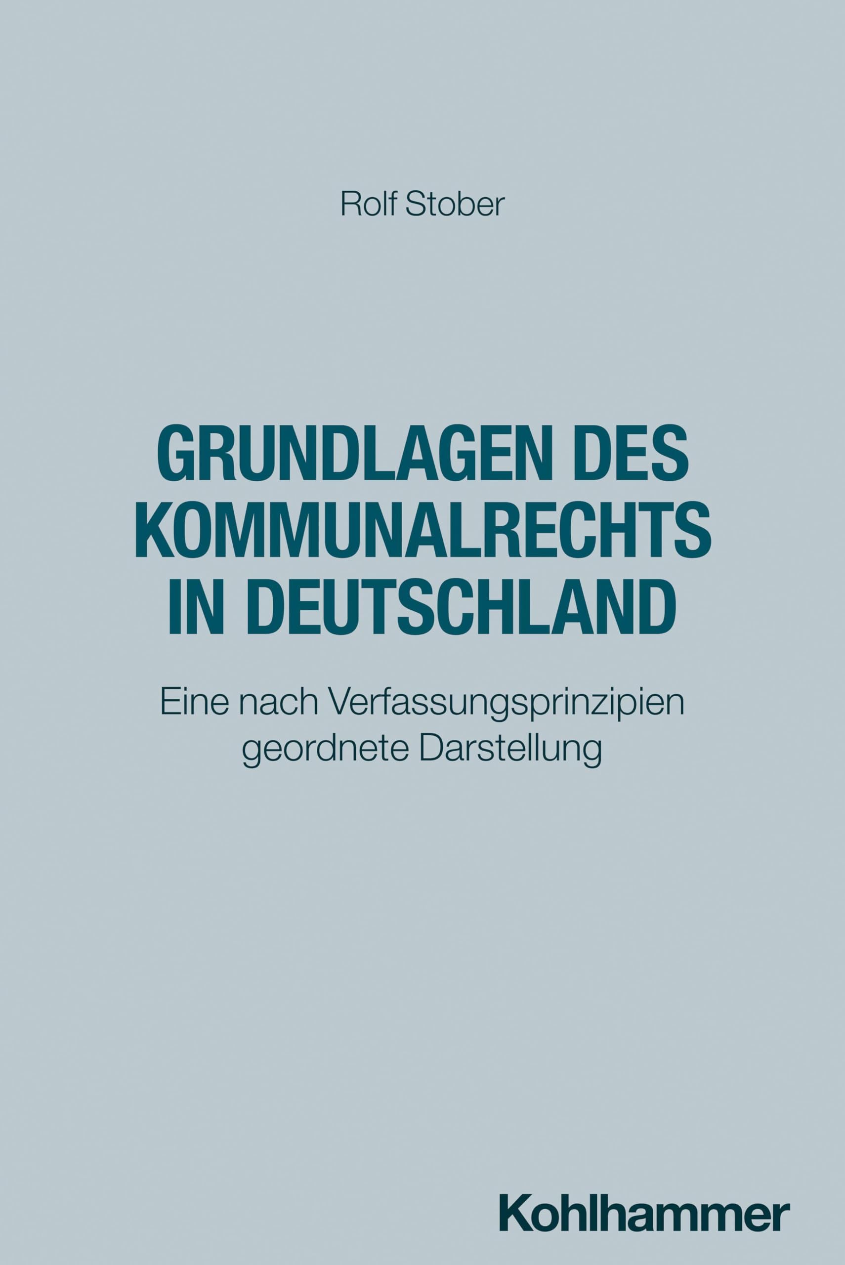Grundlagen des Kommunalrechts in Deutschland Law