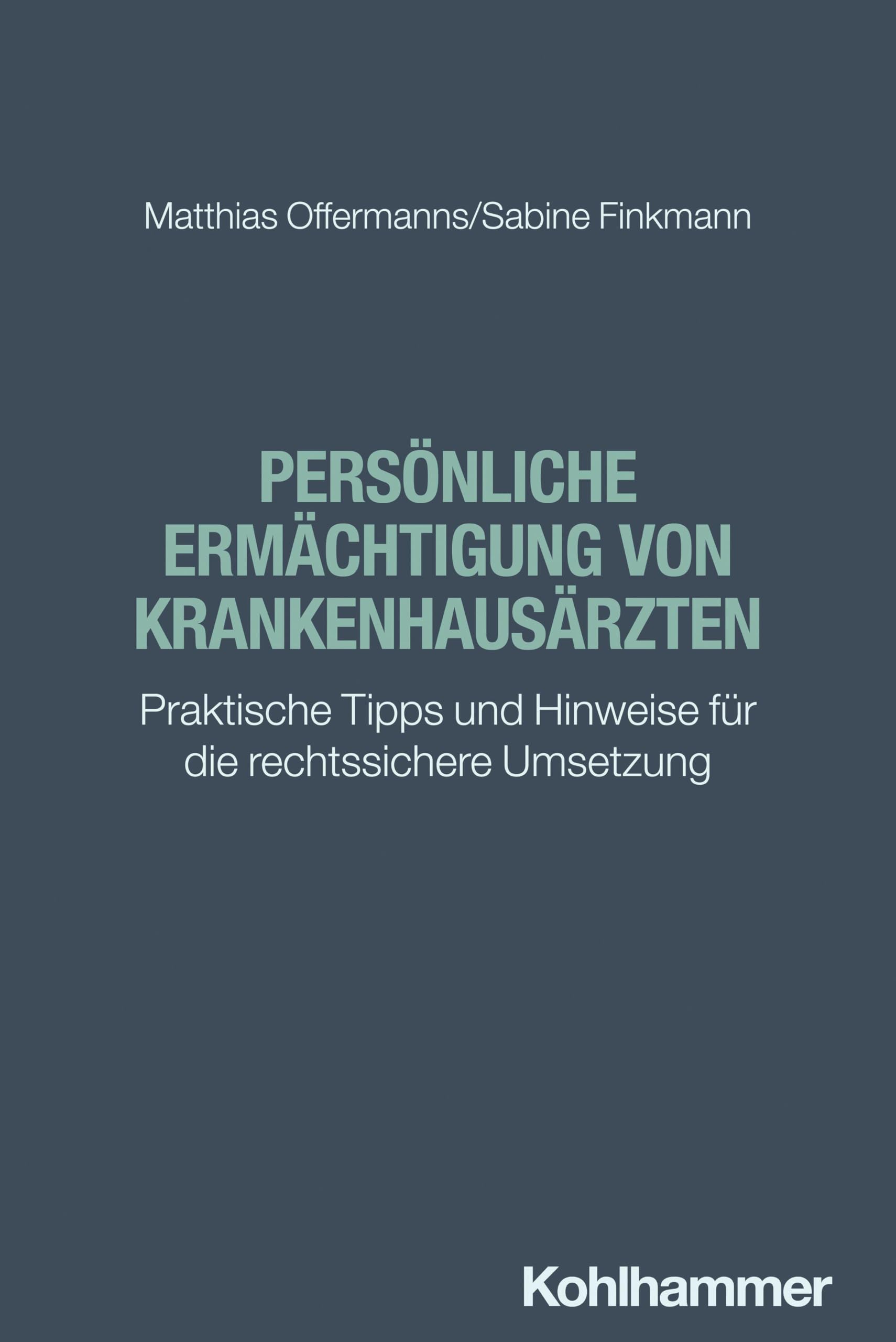 Persönliche Ermächtigung von Krankenhausärzten Medicine