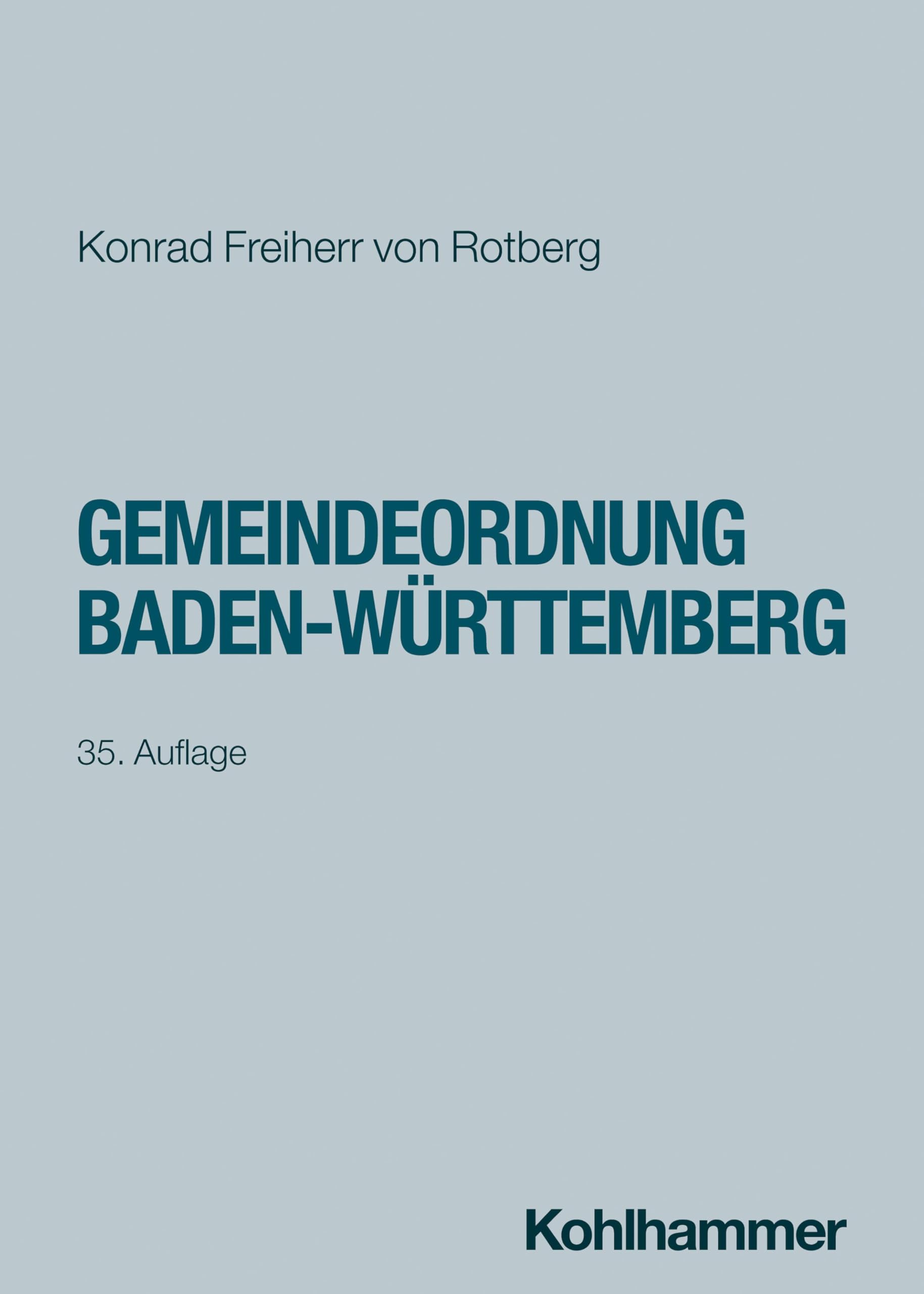 Gemeindeordnung Baden-Württemberg Law