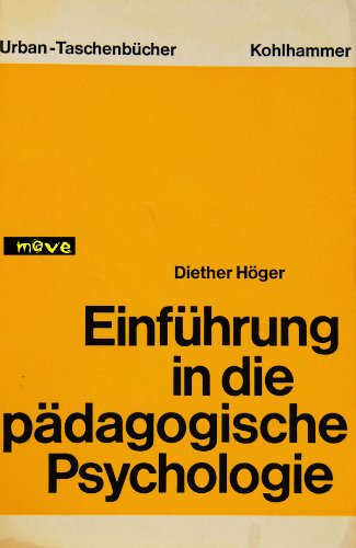 Einführung in die pädagogische Psychologie. Psychology