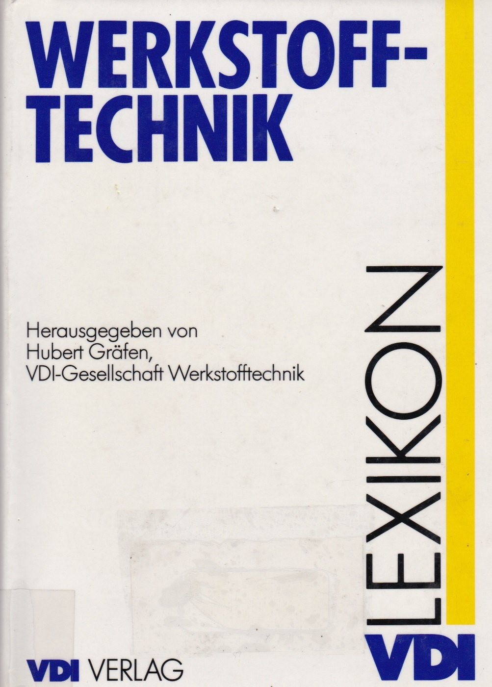 Product Image: VDI-Lexikon Werkstofftechnik