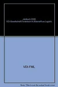 Jahrbuch 2000 VDI-Gesellschaft,Fördertechnik,Materialfluss,Logistik Books