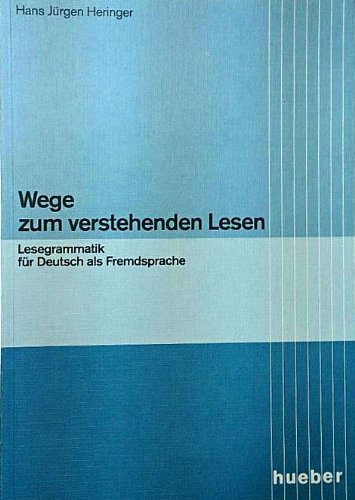 Wege zum verstehenden Lesen Learning & Reference