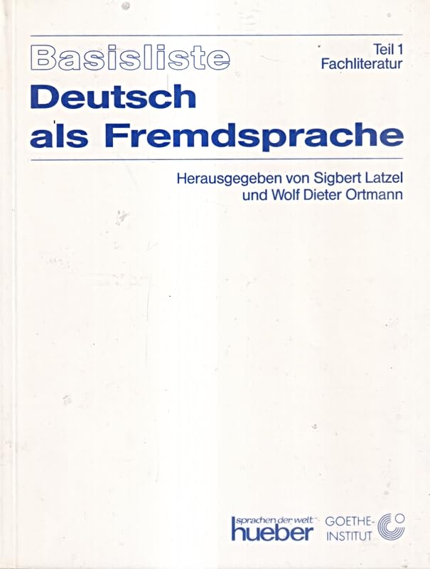 Basisliste Deutsch als Fremdsprache: Fachliteratur Natural Sciences