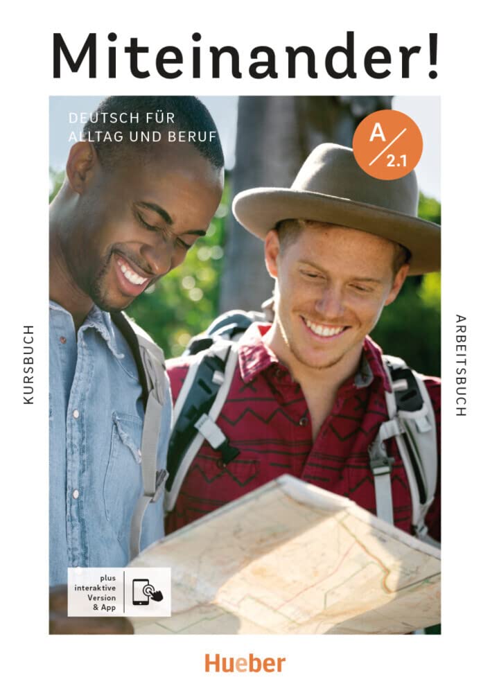 Miteinander! Deutsch für Alltag und Beruf A2.1. Kurs- und Arbeitsbuch plus interaktive Version Foreign Languages ​​& Dictionaries