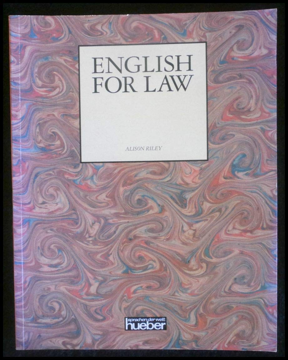 Product Image: English for Law