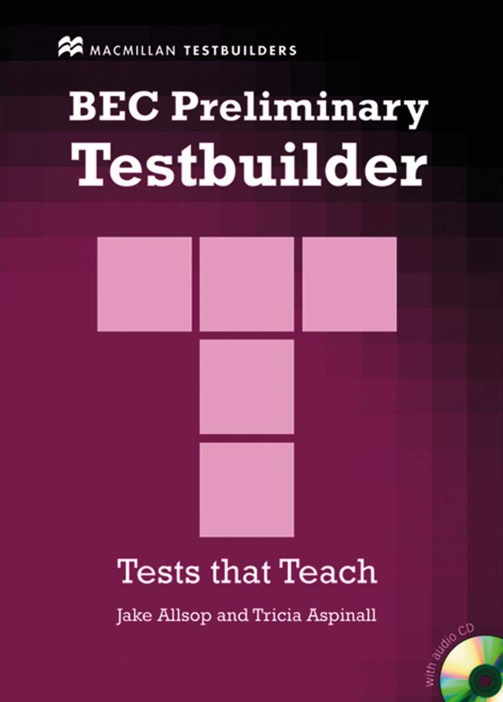 Product Image: BEC Preliminary Testbuilder: Student’s Book with Audio-CD