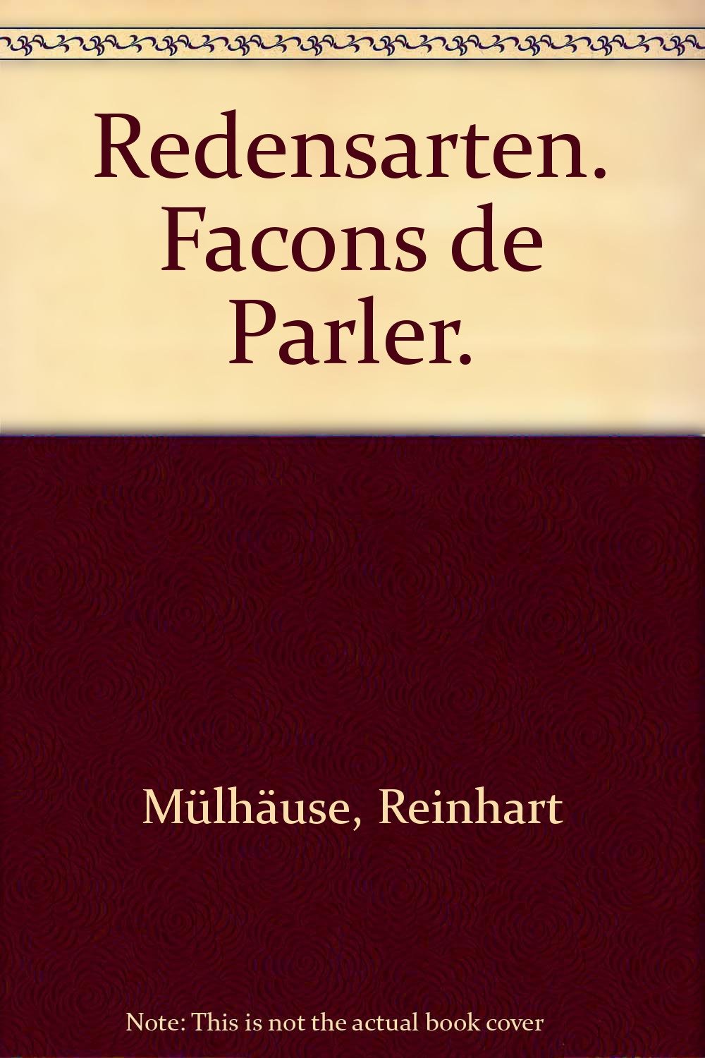 Redensarten. Facons de parler Learning & Reference