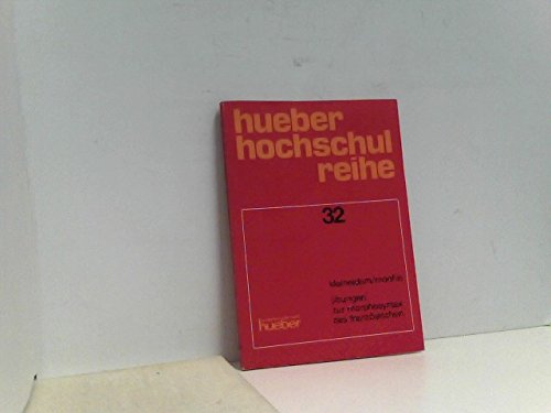 Übungen zur Morphosyntax des Französischen (5414 911) Foreign Languages ​​& Dictionaries
