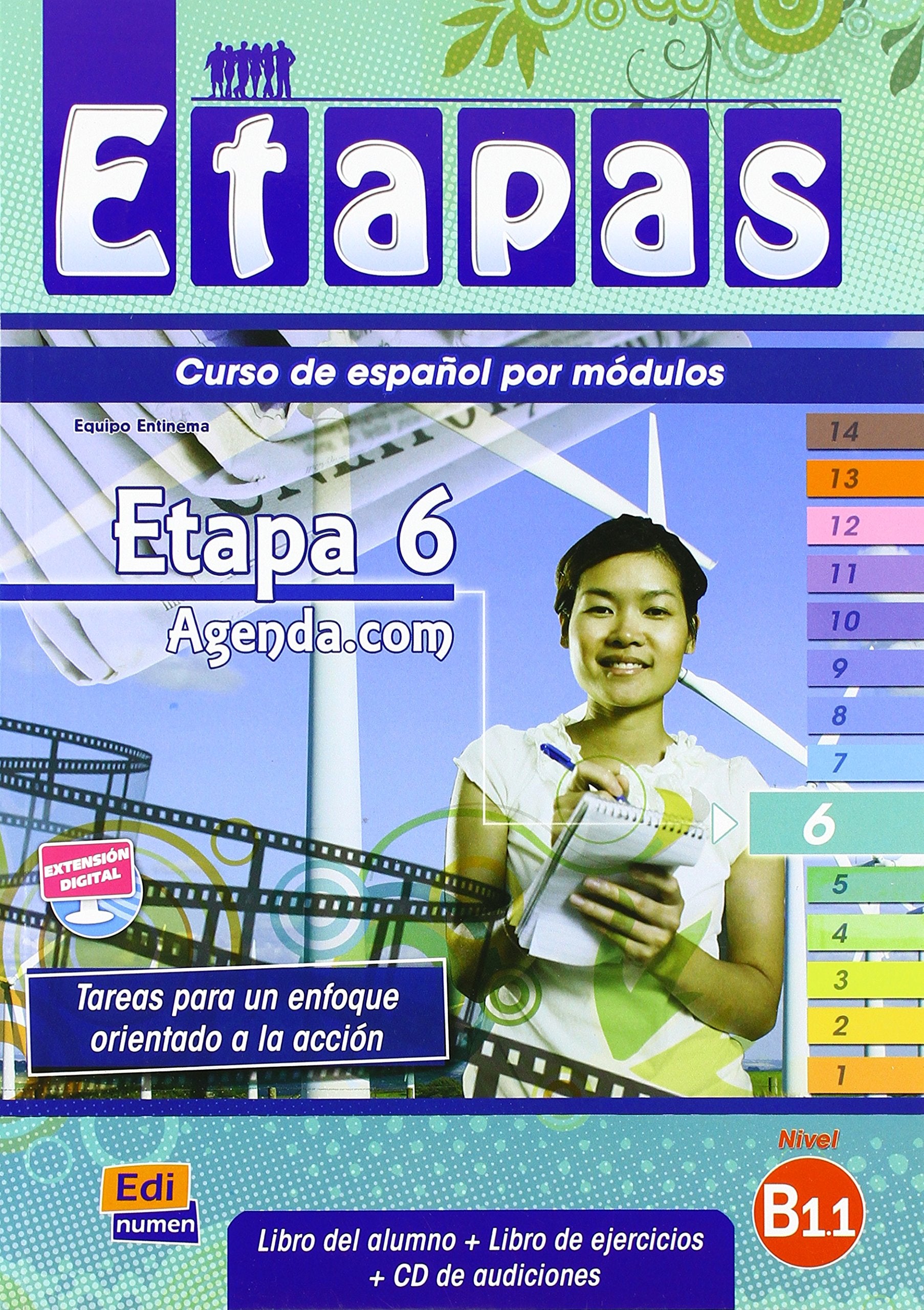 Etapa 6, Agenda.com: Curso de español por módulos / Libro del alumno + Libro de ejercicios + CD de audiciones: Niveau B1.1 Learning & Reference