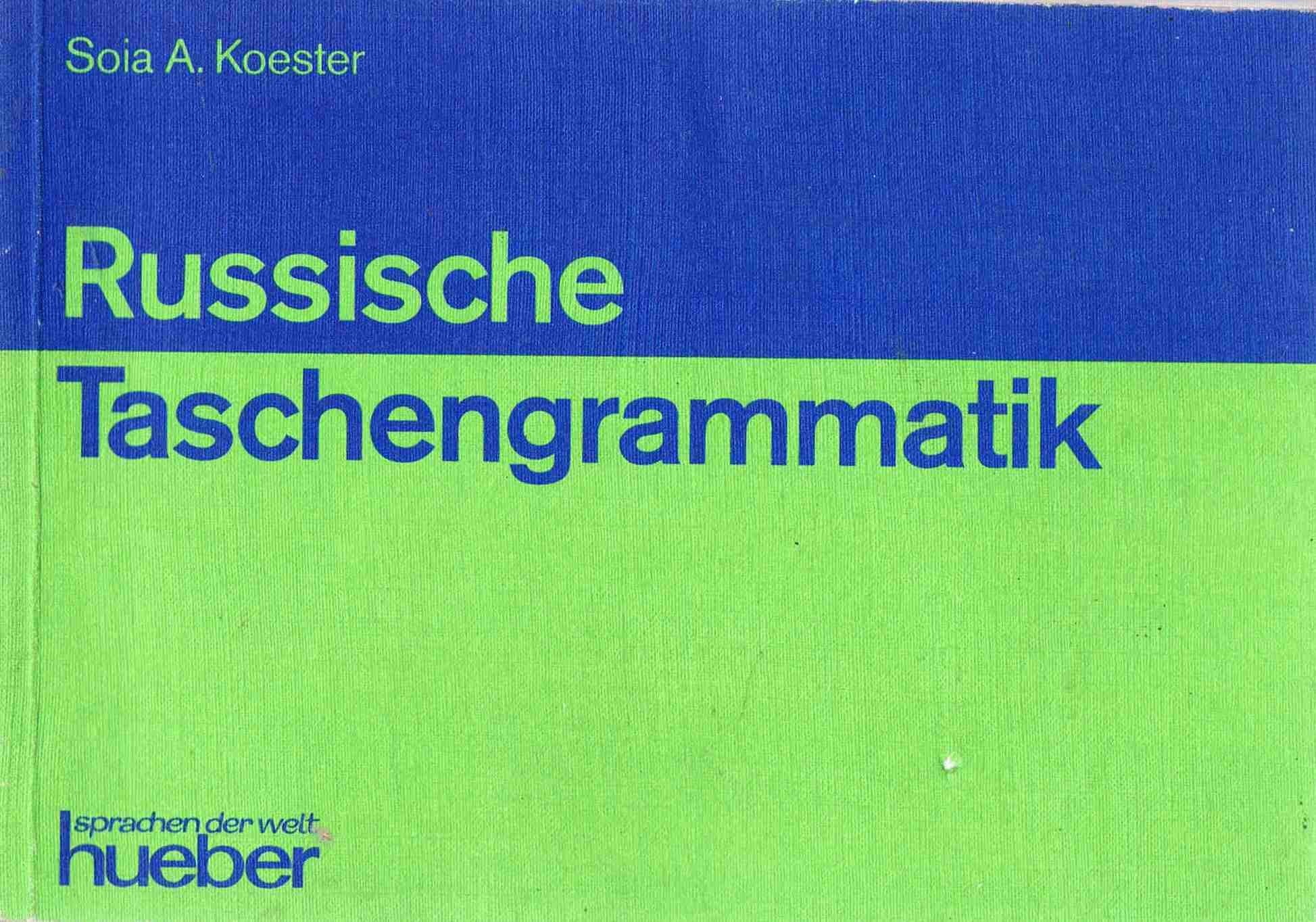 Russische Taschengrammatik. Die wichtigsten Strukturen, Formen und Wörter Learning & Reference