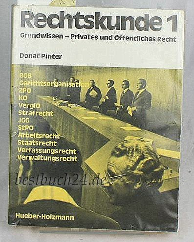 Rechtskunde 1: Grundwissen Privates Und Offentliches Recht - Level 2 Law