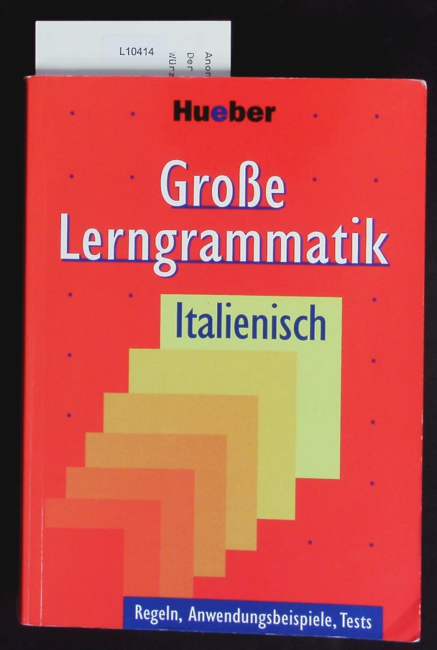 Große Lerngrammatik, Italienisch: Regeln, Anwendungsbeispiele, Tests Learning & Reference